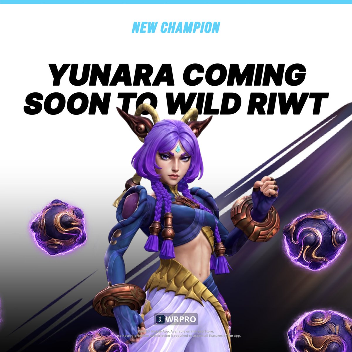 wrproapp's tweet photo. New champion Yunara coming soon to Wild Rift and the WRPRO app.

#wildrift #wrpro #leagueoflegends https://t.co/Qp60zKbUnA