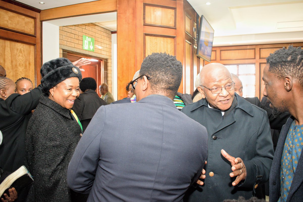 DrGwenR's tweet photo. This morning we attended church at Grace Bible Church in Pimville Soweto for a special honouring service hosted by the Presiding Bishop Mosa Sono and Overseer Gege Sono.
#ANCInChurch
@GBC_intl https://t.co/4cfIc24gOW