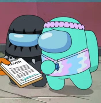 K0K0LUMI's tweet photo. BREAKING NEWS❗️

Innersloth has confirmed that season two of the Among us show will feature a 10 minute 'make out' scene between Cyan and Black

"The fans will love this scene" , says Innersloth. https://t.co/GLwOferScc