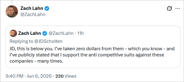 GreggHeide's tweet photo. @Ck27126422 In case you haven't seen this. I heard Zach say this at a the campaign event I went to, but I thought I would let Zach speak for himself.     @ZachLahn https://t.co/2HDJISTMkR