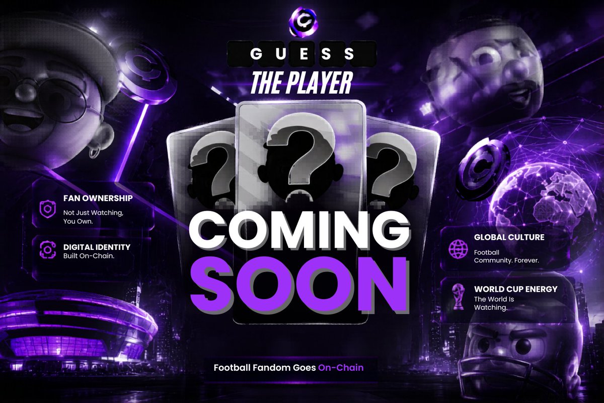 Aladin437's tweet photo. The identity layer is coming on-chain.....⛓️⚽️

one of the largest identity networks on Earth. 
It's ownership.

evolving football fandom to actual owner

Build your Head.

Own your IP.

Join the culture.

Next week. ⚽👀 https://t.co/1qyPdvN4m8