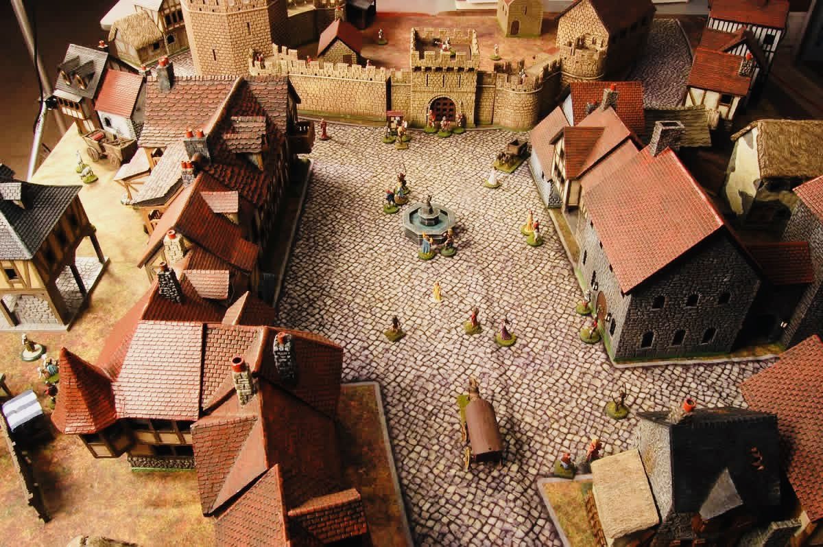 CigarBoxBattle's tweet photo. The City of Greyhawk! CBB mat &amp; MBA buildings! #cigarboxbattlemats #dungeonsanddragons #greyhawk #dnd #miniaturebuildingauthority #dndminis https://t.co/aMPxYSdp5J