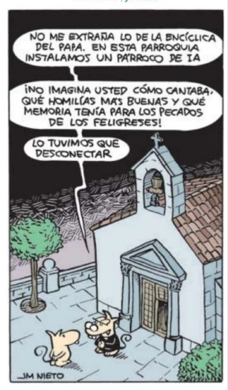 jvoltra's tweet photo. Nieto, el más que digno sucesor del maestro Mingote, nos regala esta maravilla que, sin duda, emplearía en clase. Me ha llegado accidentalmente, pero es un accidente que celebro. @HUMORJMNIETO https://t.co/HzM16PNWjB
