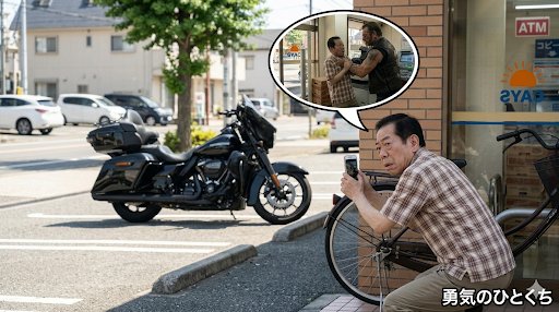 2nd_c_'s tweet photo. 【妄想CM・臆病者シリーズ】
注意したくてもできない
ならば家に帰って、例のラーメンを食べながら・・・ https://t.co/IV2aWmx8RN
