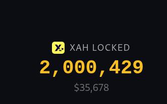 Hodor's tweet photo. 2 million #XAH!  😳

Congratulations @One_Xahau on the early adoption. 👏 https://t.co/ZhXPlcz5IJ