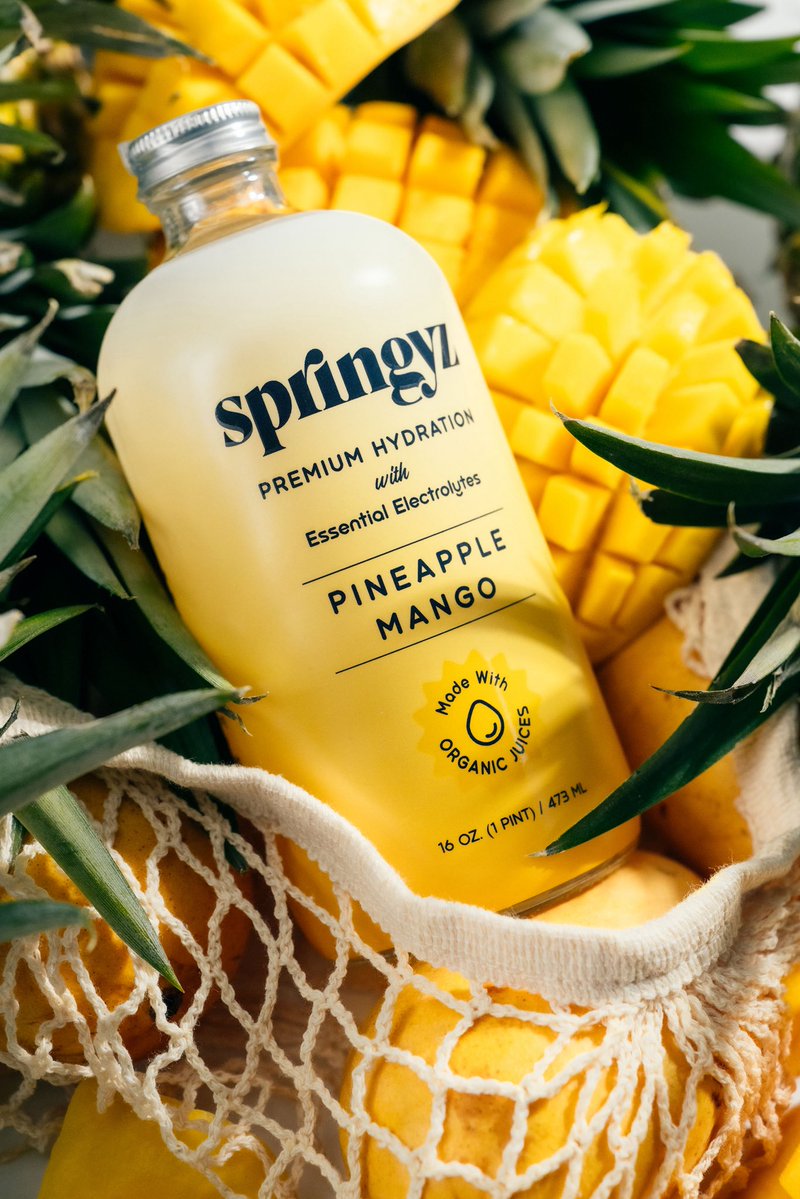 benwegmann's tweet photo. Very excited to announce my new company, Springyz! 

A premium, functional hydration beverage in 3 delicious flavors featuring organic ingredients and packaged in glass bottles. No added sugar. Would love y’alls support in sharing this post. 

Now available: https://t.co/bAaqiqPSRt