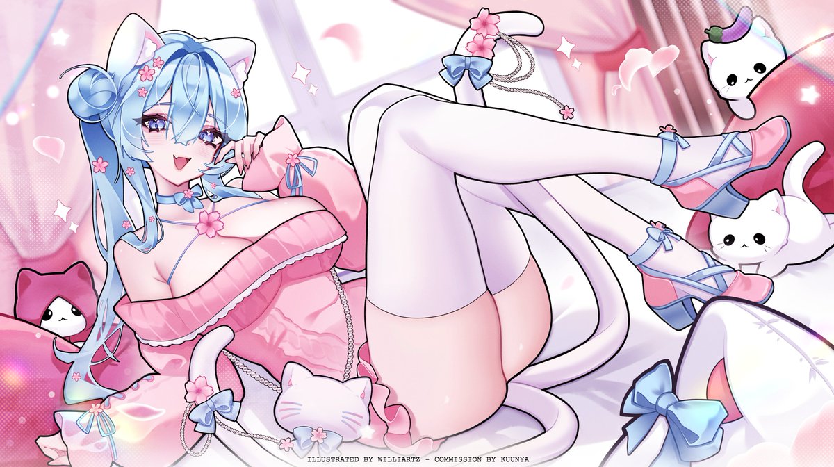 williartz's tweet photo. returning cms for @/sakurakuunya 🌸🎀
#kuullust #williartz 💙 https://t.co/Ot50Arb9tV