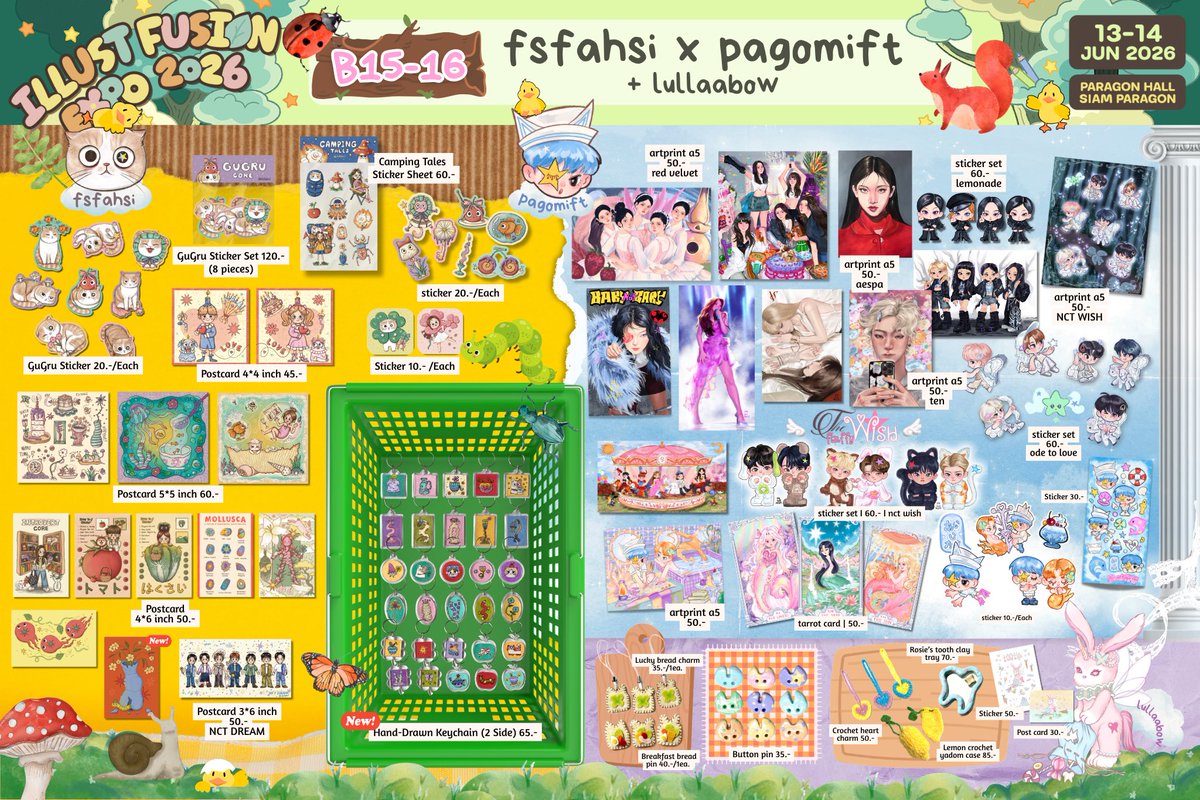 fsfahsi's tweet photo. 📣 ใบเมนูมาแล้ววว!! #IFEXPO26 

*            *             *              *
     *              🍎🐛*               *          
*            *            *              *

🎪 Booth no. B15-16
🗓️ 13-14 Jun
📍Paragon Hall, 5th fl

#IFEXPO2026 https://t.co/ECk173qCJt