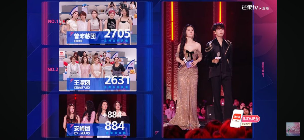 holidays_th's tweet photo. การแสดงรอบสาธารณะ ครั้งที่ 4  

DAY 3 《少一点天份》DUO 

กลุ่มอันฉี 884 คะแนน

คะแนนรวมสัปดาห์นี้ อันดับสอง : 2676 คะแนน

#乘风2026 #Anqi #อันฉี https://t.co/jw1hLN2v9k