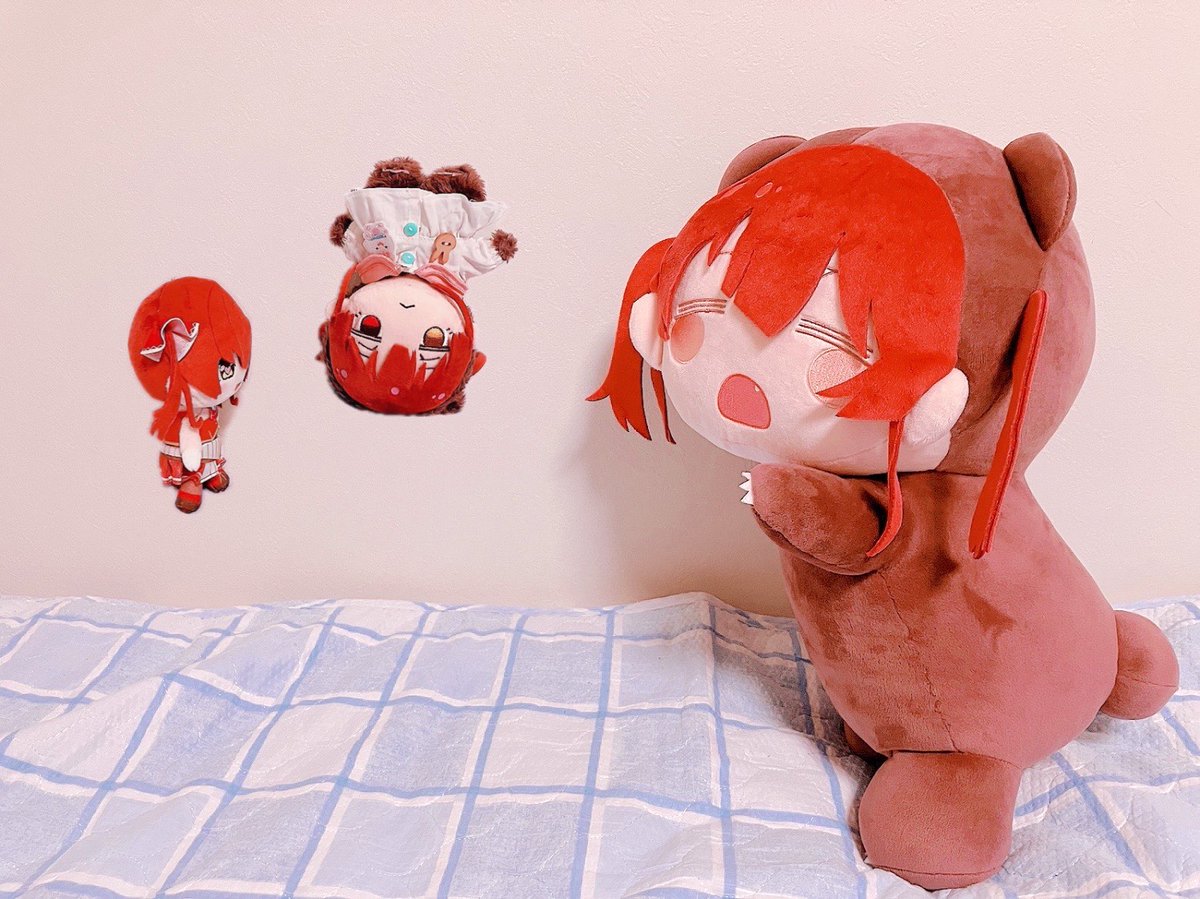ko_ji007's tweet photo. カップヘッドごっこするマリンたんとクマリンちゃんズ☆ #深く考えず勢いだけで作った作品をポストする https://t.co/gstZGT1LMk