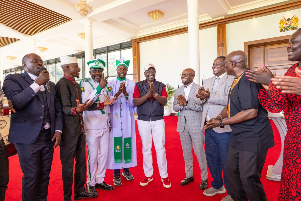 WilliamsRuto's tweet photo. Hosted @OfficialGMFC at State House Nairobi to celebrate their winning the 2025/2026 SportPesa Premier League title and bagging a historic 22nd league championship victory.

This admirable achievement is a clear testament of the grit, consistency, determination, and discipline that K’Ogalo have shown season after season, bringing immense joy to their fanbase and the country.