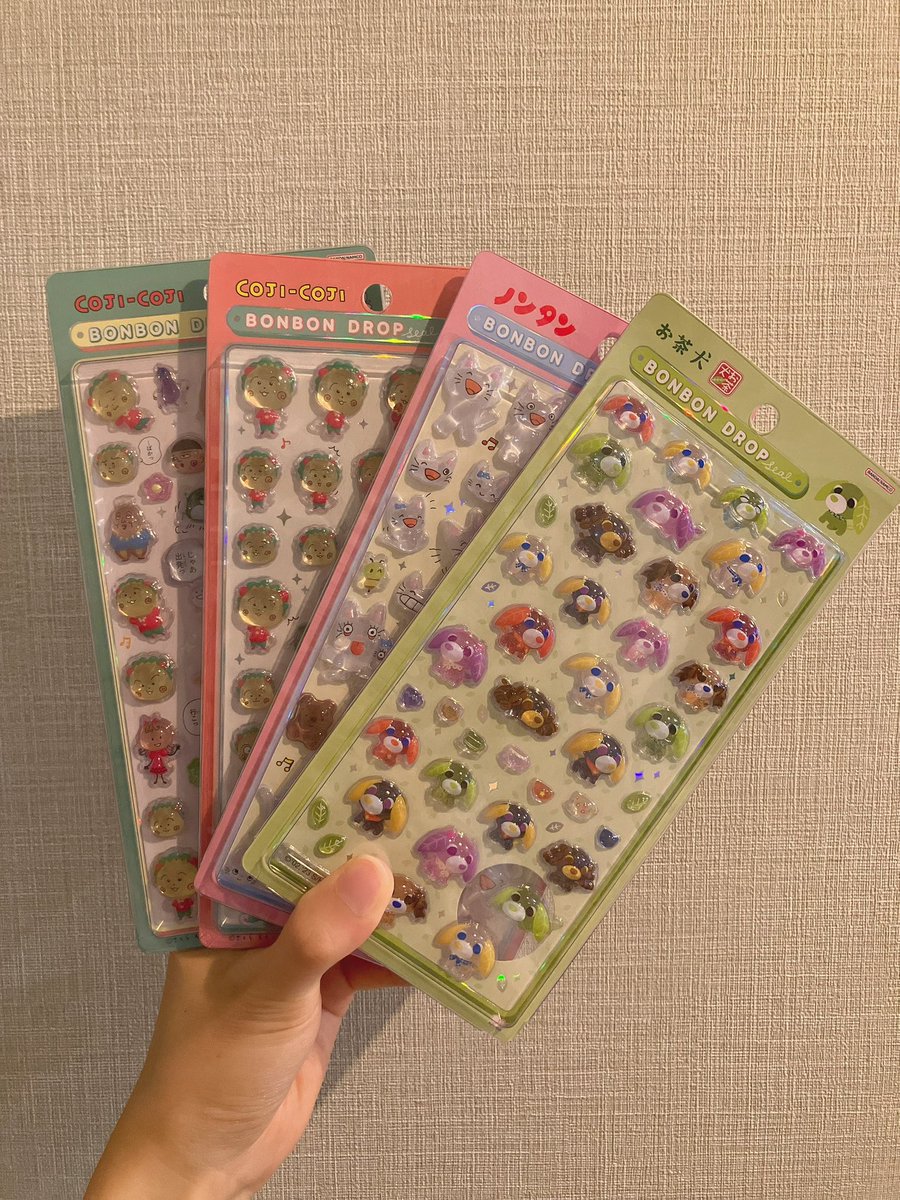 _mn327's tweet photo. ボンボンドロップシールついにゲット✊
コジコジとノンタンとお茶犬🩷💚
めっちゃかわいい🤭 https://t.co/T6zficJkz8