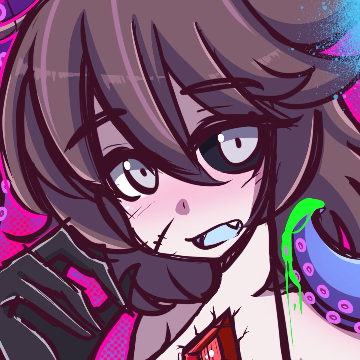 VoidFailureAsh's tweet photo. Tentacle: *Void Whispers*
Ash: whaa she really said that? ughh wow you guys sure like to gossip, huh? https://t.co/6haYbhppEe