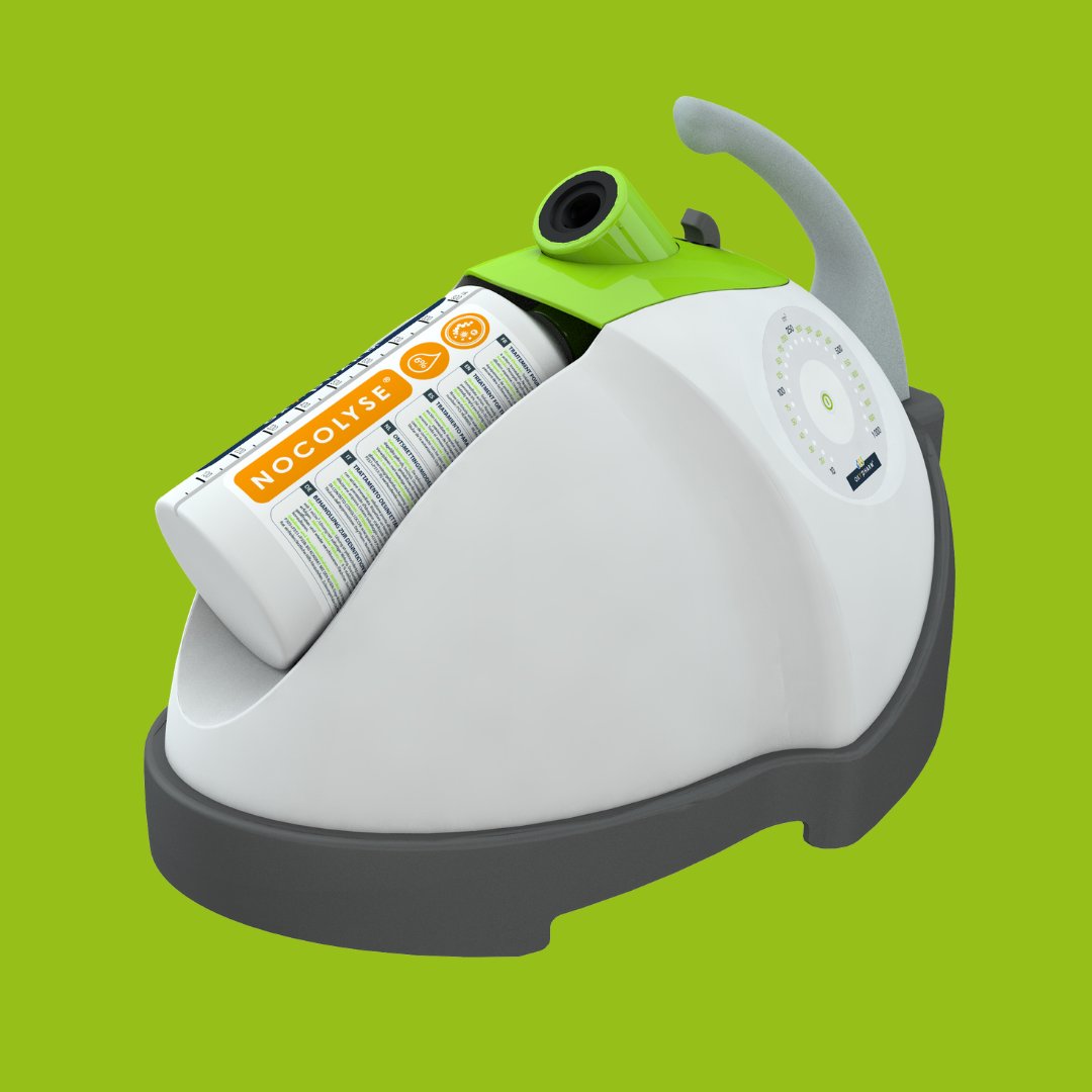 Innotec_Hygiene's tweet photo. The next generation #Nocospray 2 - just one of the great devices delivering effective #decontamination from the #OxyPharm range. https://t.co/sA1FlSgAB7 #disinfection https://t.co/Fbie8cItfd