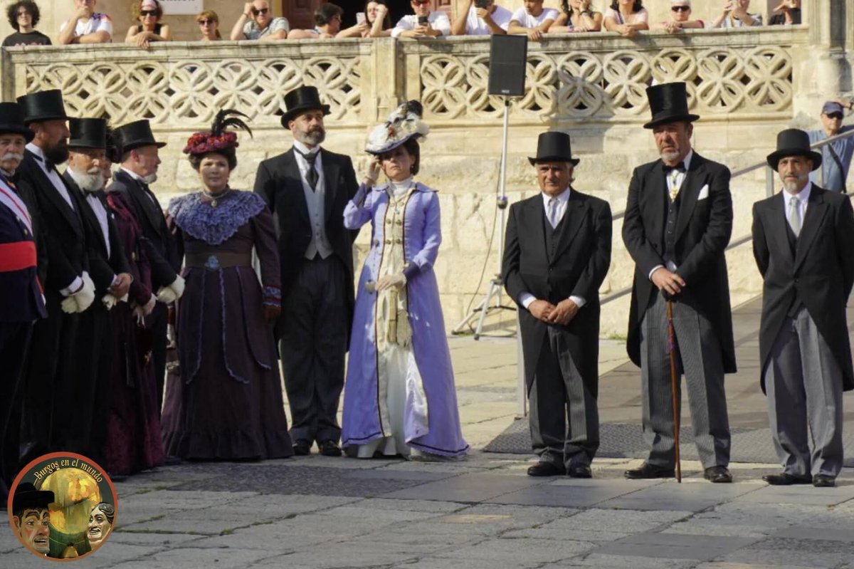 Burgosenelmundo's tweet photo. Recreación histórica de la visita de Alfonso XIll a #Burgos con motivo del eclipse de 1905
Por @charly2perez
#Burgosenelmundo te muestra 
#Burgospordescubrir un #BurgosDestinodeEnsueño ven #BurgosTeEspera https://t.co/2fZvth4DdE