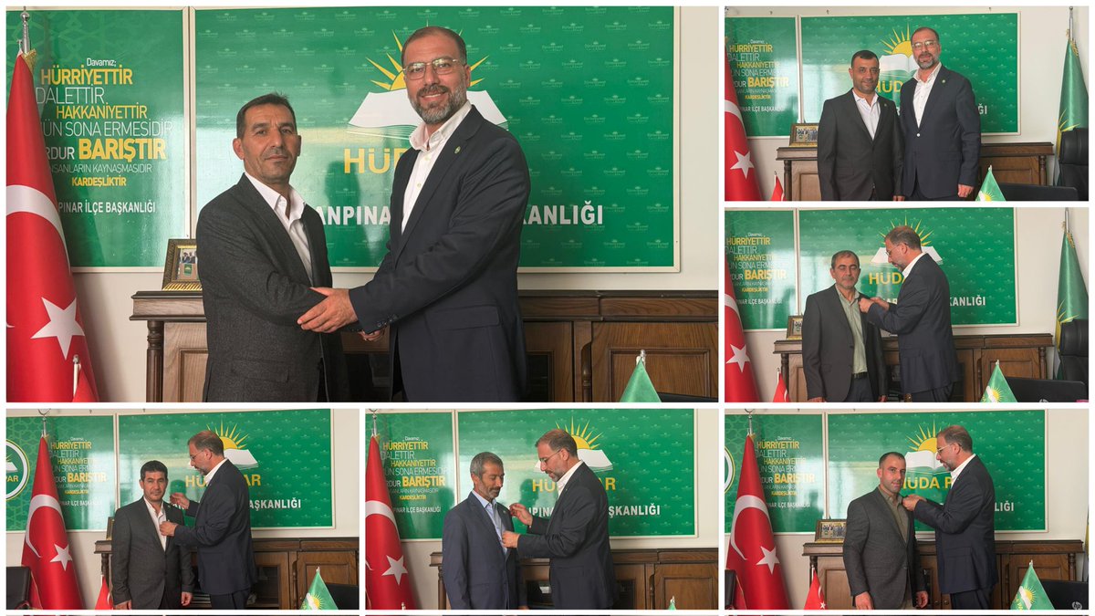 FarukPolat_'s tweet photo. Ceylanpınar 5. Olağan İlçe Kongremizde, mevcut İlçe Başkanımız Mehmet Ali Bayol yeniden seçilmiştir.

Kendisini ve yönetimini tebrik ediyor, Ceylanpınar'ımıza ve Şanlıurfa’mıza hayırlı hizmetlere vesile olmasını temenni ediyorum.

Ayrıca kongremizde partimize yeni katılan kıymetli üyelerimizin rozetlerini takmanın memnuniyetini yaşadık. 

Aramıza katılan tüm kardeşlerimize hoş geldiniz diyor, bu kutlu davada birlikte hayırlı hizmetlere imza atmayı diliyorum.

@HurDavaPartisi
@HudaPariletisim
#Ceylanpınar
#Kongre