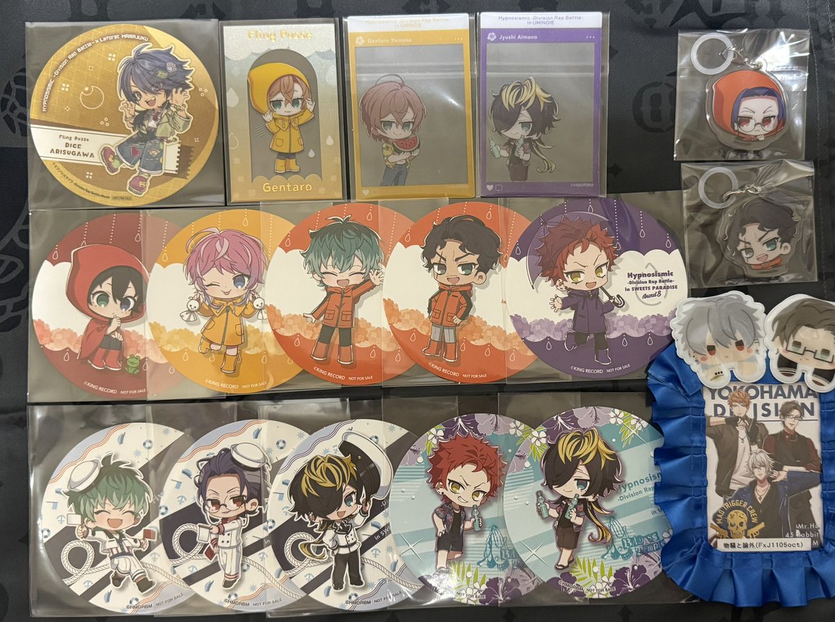 FxJ1105oct's tweet photo. 【交換/譲渡】ヒプノシスマイク ヒプマイ スイパラ コースター アンブレラマーカー クリカ

譲)画像のもの

求)
コースター:ラフォーレ銃兎＞＞同種独歩
マーカー:定価+送料
カード:一郎 独歩 or定価+送料
缶バッジ:左馬刻 銃兎

リプへ↓ https://t.co/1160UiAmxg