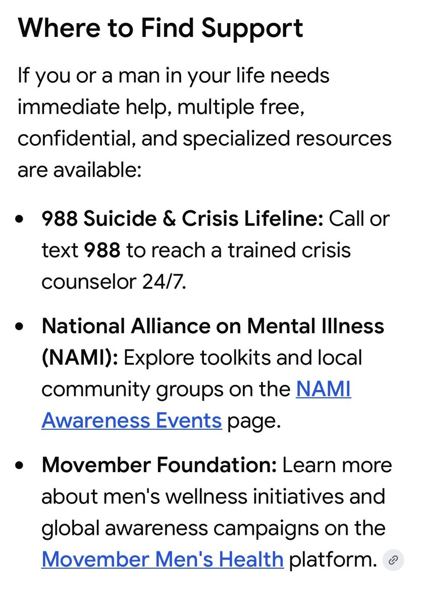 SueHappy3's tweet photo. Good morning!
June is Menโs health awareness month.
Take care of your mental and physical health!
I love and pray for you all! #menshealthmonth
#Mensmentalawarness
#lovesue
@jayguidos @JBfromchicago @DJKingJam @brimhef @DamnNearWhite @jadendaly @Moonman989 @Life_Method_ https://t.co/3tEb16mBsO