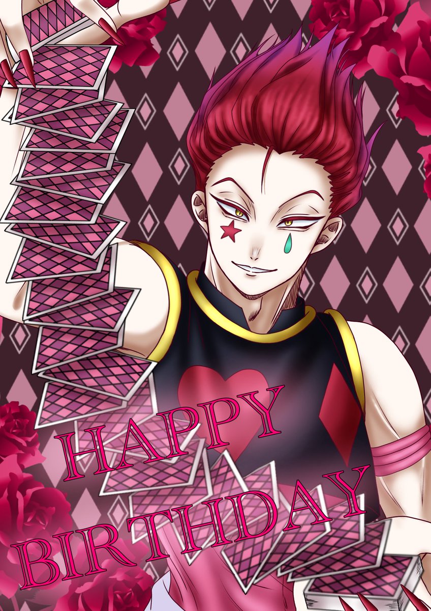 Raruihito's tweet photo. ド遅刻 おめでとう🎉🎉
 #ヒソカ誕生祭2026
 #ヒソカ生誕祭2026 https://t.co/8Cqt54x0os