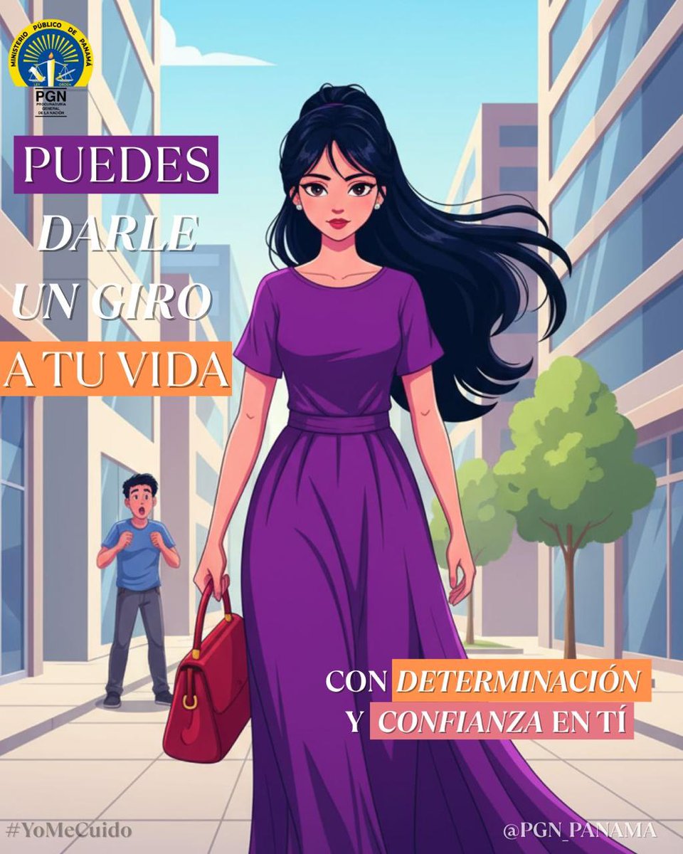 PGN_PANAMA's tweet photo. 💜#YoMeCuido| Porque mi vida, mi bienestar y mi libertad son prioridad. La violencia contra la mujer puede manifestarse de muchas formas: control, manipulación, amenazas, agresiones psicológicas, emocionales o físicas. Reconocer las señales es el primer paso para romper el ciclo. https://t.co/fRaH1YwRzp