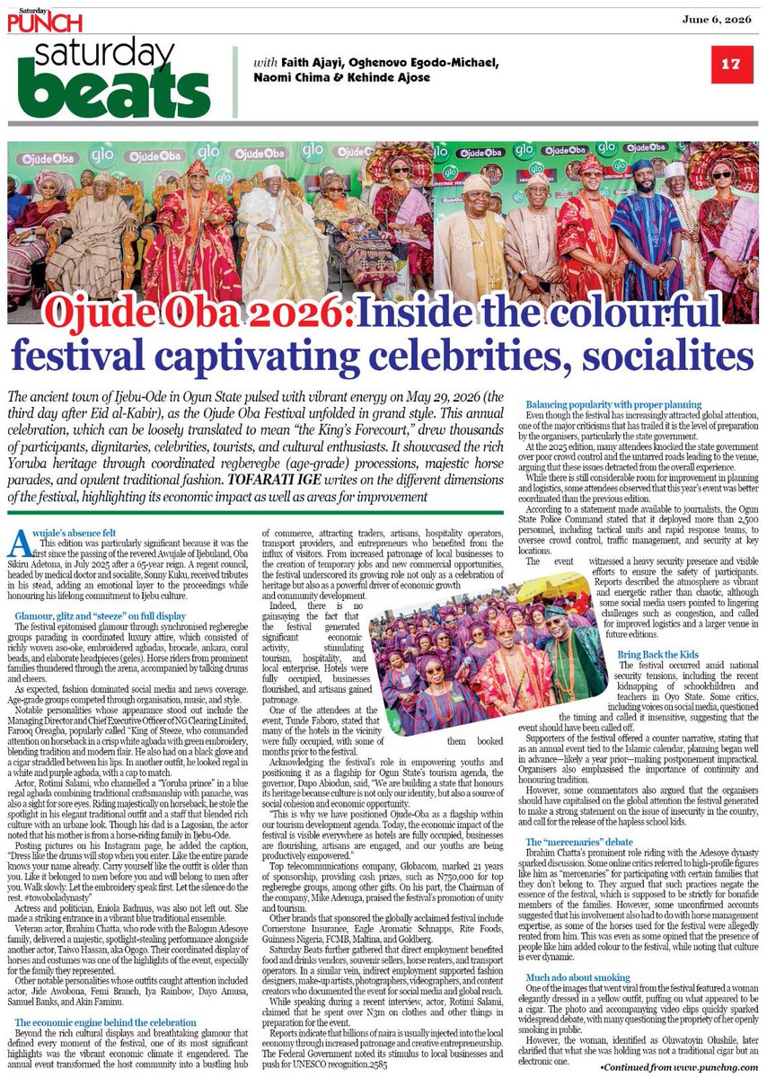grandtycoon's tweet photo. I took a comprehensive look at the recently held Ojude Oba Festival. You should have a read!!!

https://t.co/fYQEEFSXLV https://t.co/Xqkq3xvqfS