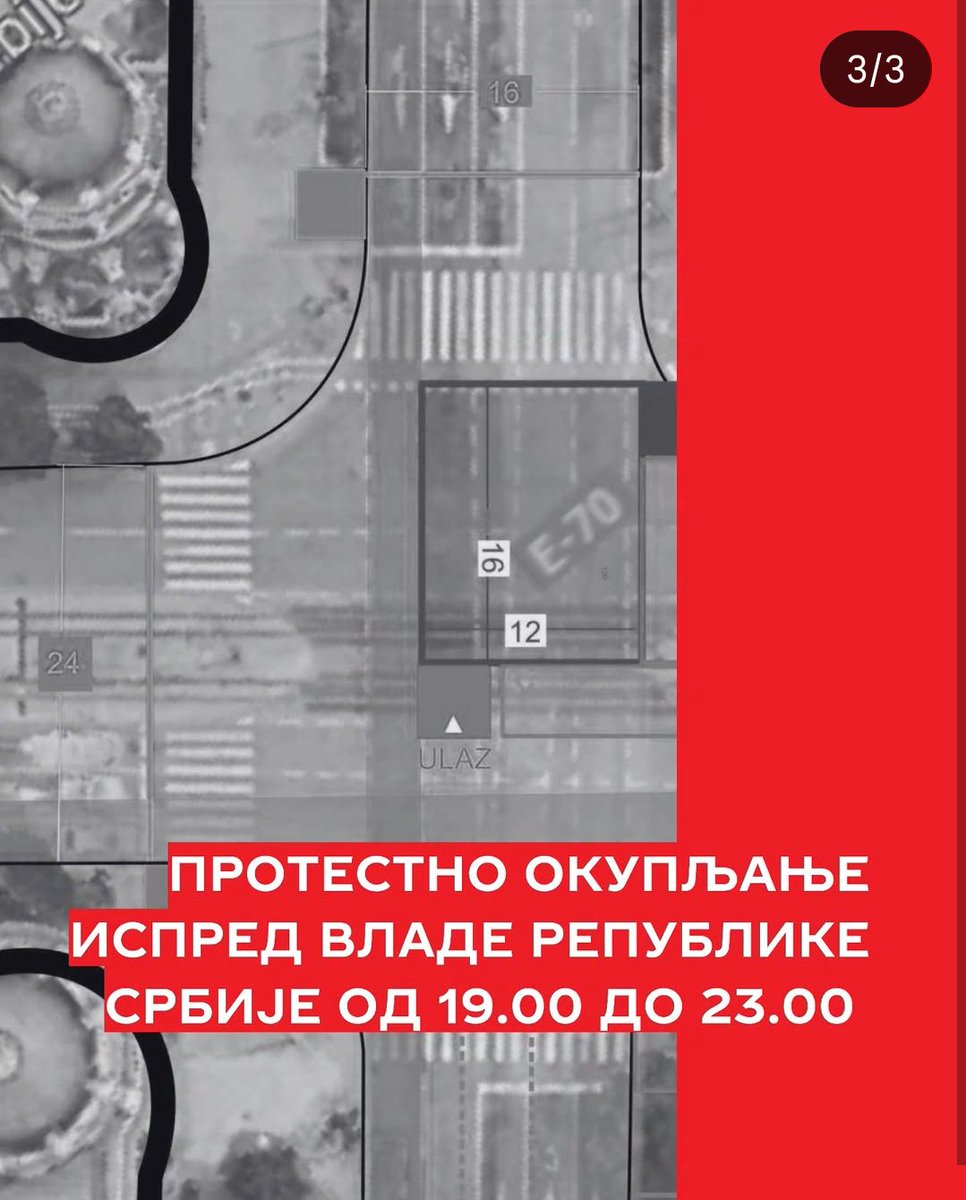 NadaCosic's tweet photo. Pobunjeni univerzite nas ponovo poziva na raskrsnicu. https://t.co/mwanbkaHaS