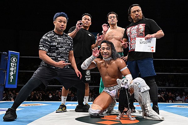 dragongate_hyo's tweet photo. みょんみょん奪還しました🤍

後藤革命軍の皆様ありがとうございました✨

このまま革命軍入りしてもいいですかね？

#BOSJFinal #豹 https://t.co/n8ZW5U80IV