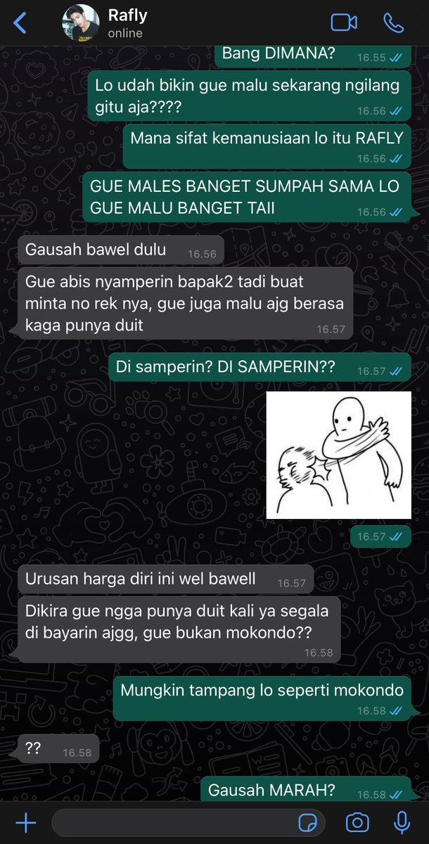 dosypouts's tweet photo. 91. rafly gamau dibilang mokondo https://t.co/cRWIhxM2YW