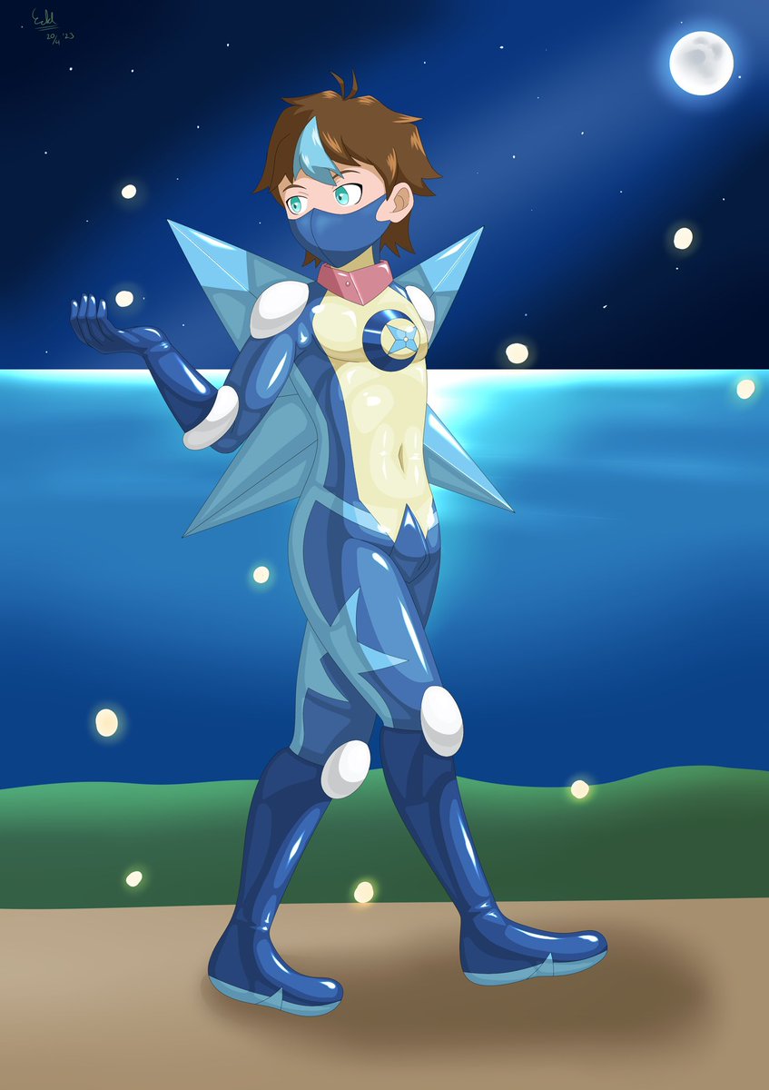 PlasmaZeraora's tweet photo. #ゲッコウガの日 greninja day? Sure, why not share art of my greninja hero boi https://t.co/i5tYMFlf4A