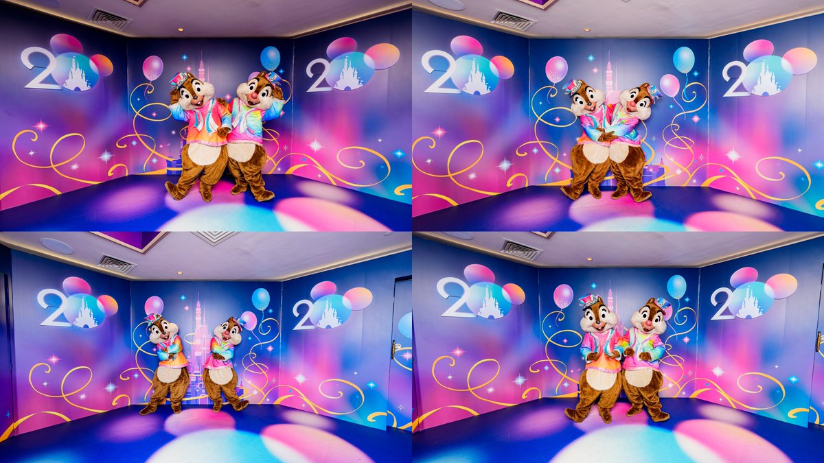 chip_love__'s tweet photo. 香港ディズニー20周年ありがとう✨
台風の中アネックスを14ループしたのが1番の思い出笑
また香港でチデに会いたいなぁ🇭🇰✈️ https://t.co/IzOaRBQvCP