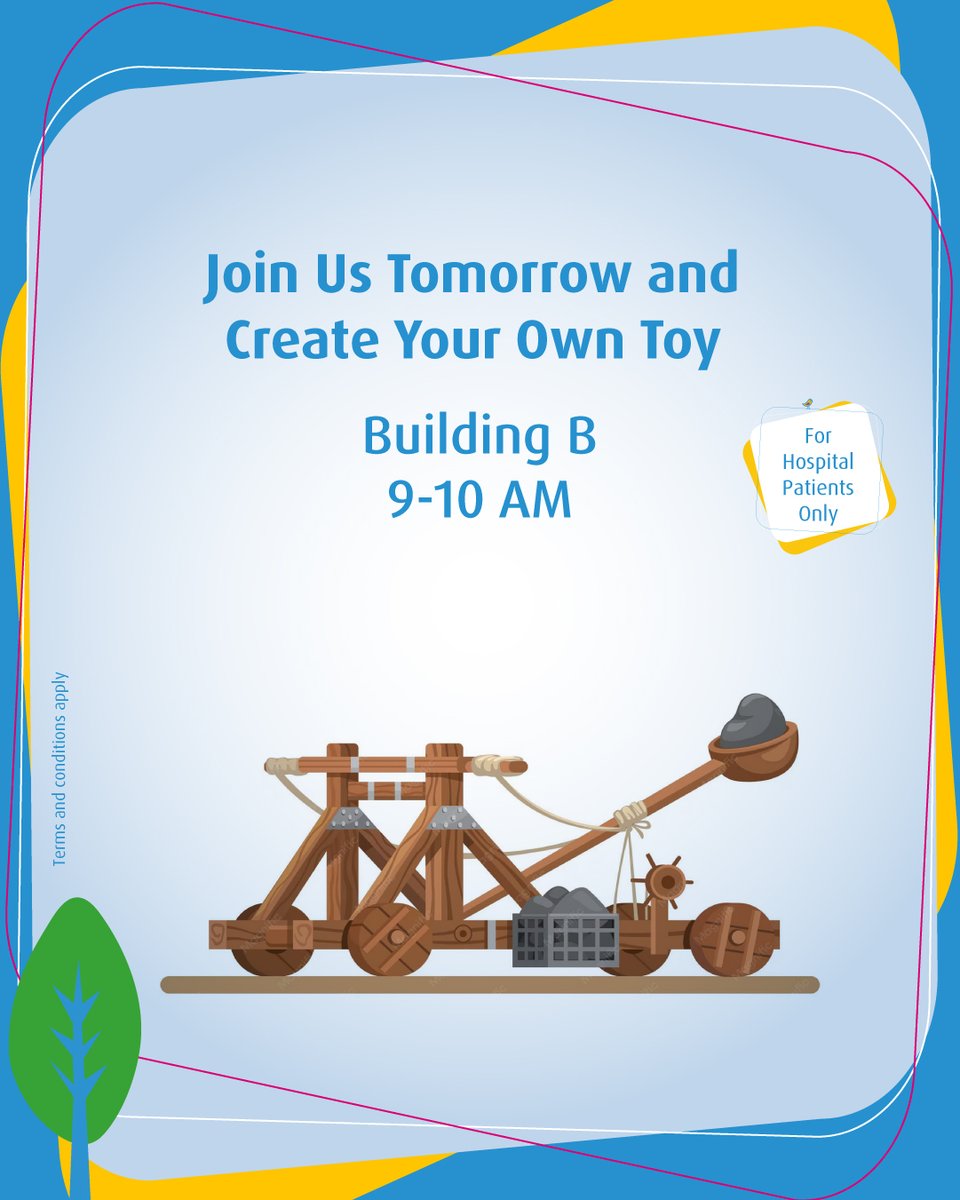 NBKHospital's tweet photo. Join us for a creative morning this Monday. 8 June 2026 at NBK Children’s Hospital and enjoy making your own toy.
Can’t wait to see your creativity. https://t.co/Yz0bYl5ApC
