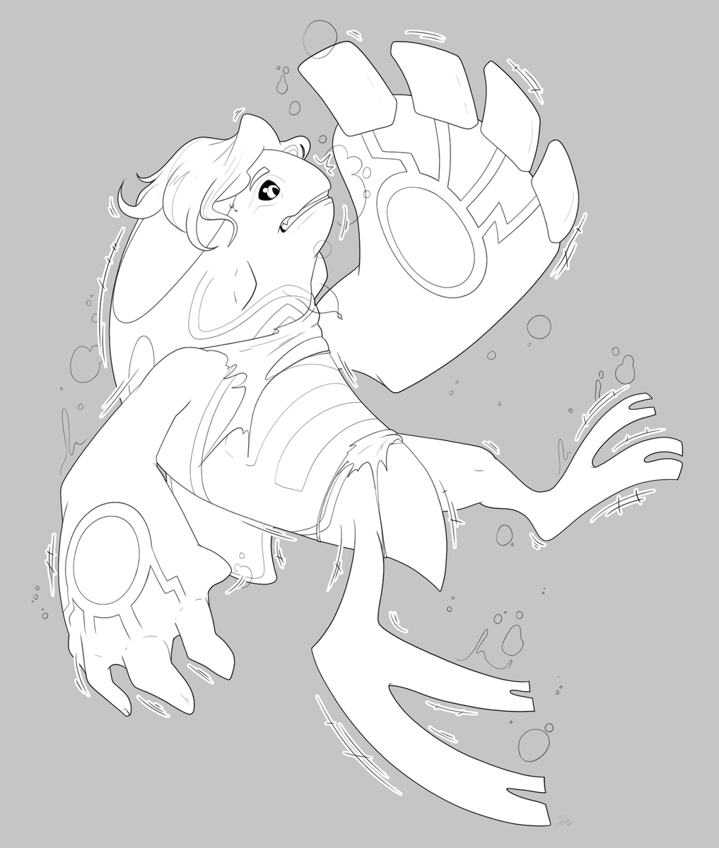 Etsalar_Art's tweet photo. Commission done for Pickanmixes on FA : Kyogre transformation https://t.co/OfV1wMH82z