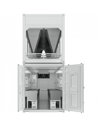 theminingdelta's tweet photo. Bitmain ANTSPACE MD5 Immersion 
Le container Bitmain ANTSPACE MD5, spécialement conçu pour l'immersion cooling, permet d'installer jusqu'à 160 ASICs Antminer S21 IMM ou S21 XP IMM. Avec une puissance de hashrate maximale de 60 800 TH/s, il offre une soluti https://t.co/oTnjMfGj3N https://t.co/wdSx2jhizE