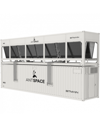 theminingdelta's tweet photo. Bitmain ANTSPACE MD5 Immersion 
Le container Bitmain ANTSPACE MD5, spécialement conçu pour l'immersion cooling, permet d'installer jusqu'à 160 ASICs Antminer S21 IMM ou S21 XP IMM. Avec une puissance de hashrate maximale de 60 800 TH/s, il offre une soluti https://t.co/oTnjMfGj3N https://t.co/wdSx2jhizE