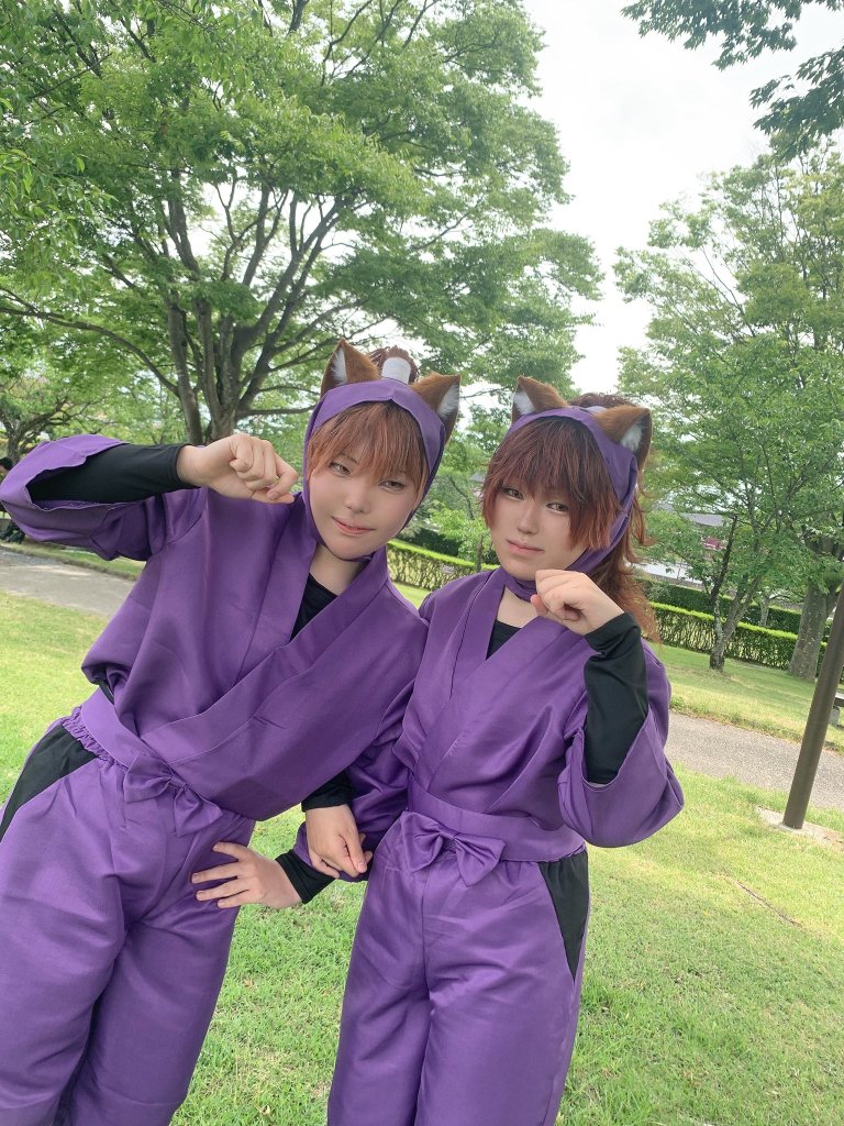 sanmi_6262's tweet photo. 【rkrn/cos】
            ﾇﾇ忍

    どっちが、どっちでしょーか？

 #奥州白河 https://t.co/hLRGMmEzqH