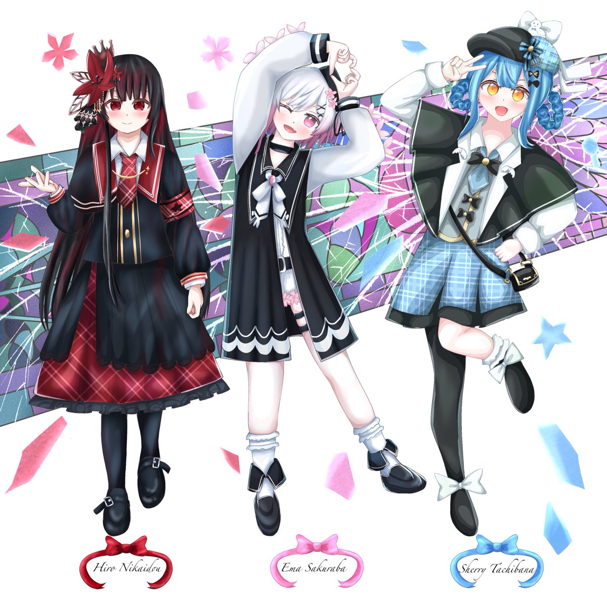 ヒロエマシェリー アクリルスタンド用のイラスト ＃魔法少女ノ魔女裁判
