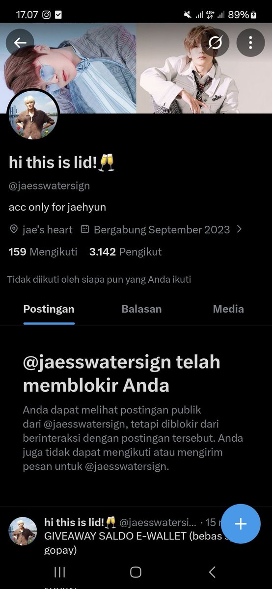 Neo_Girl7's tweet photo. Indomy... sebentar lagi tiketing Arirang Jakarta... so PLEASE : 

Tolong HATI-HATI ke akun @jaesswatersign (NO HP 085782246550)

Dia SCAMMER alias PENIPU!

#scammer #scam https://t.co/0UkCfYcew6