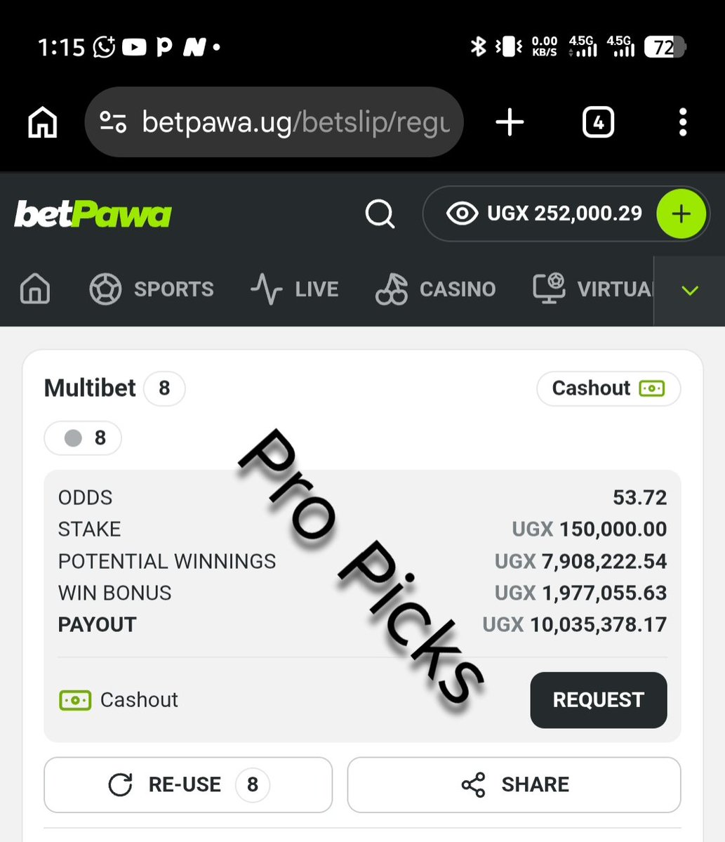 propicksug's tweet photo. Today's ticket ✅
We are winning 💯
Don't dare miss money today

WhatsApp 0793762188 or 0730297727. https://t.co/5t5xitkxgu