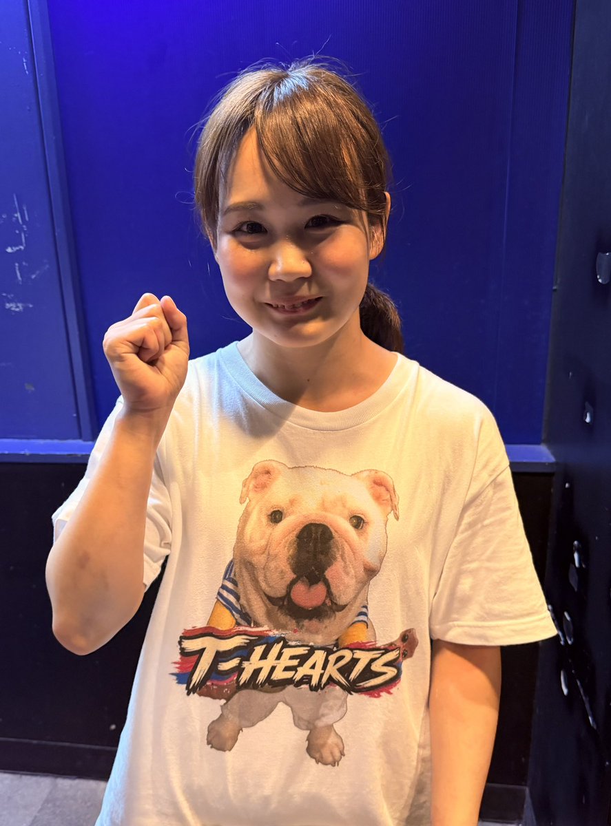2525beach's tweet photo. 一昨日の #T_HEARTS 興行以来の
 #叶ミク 選手
 📄५✍ありがとうございました。 https://t.co/DyQvK1eg9l