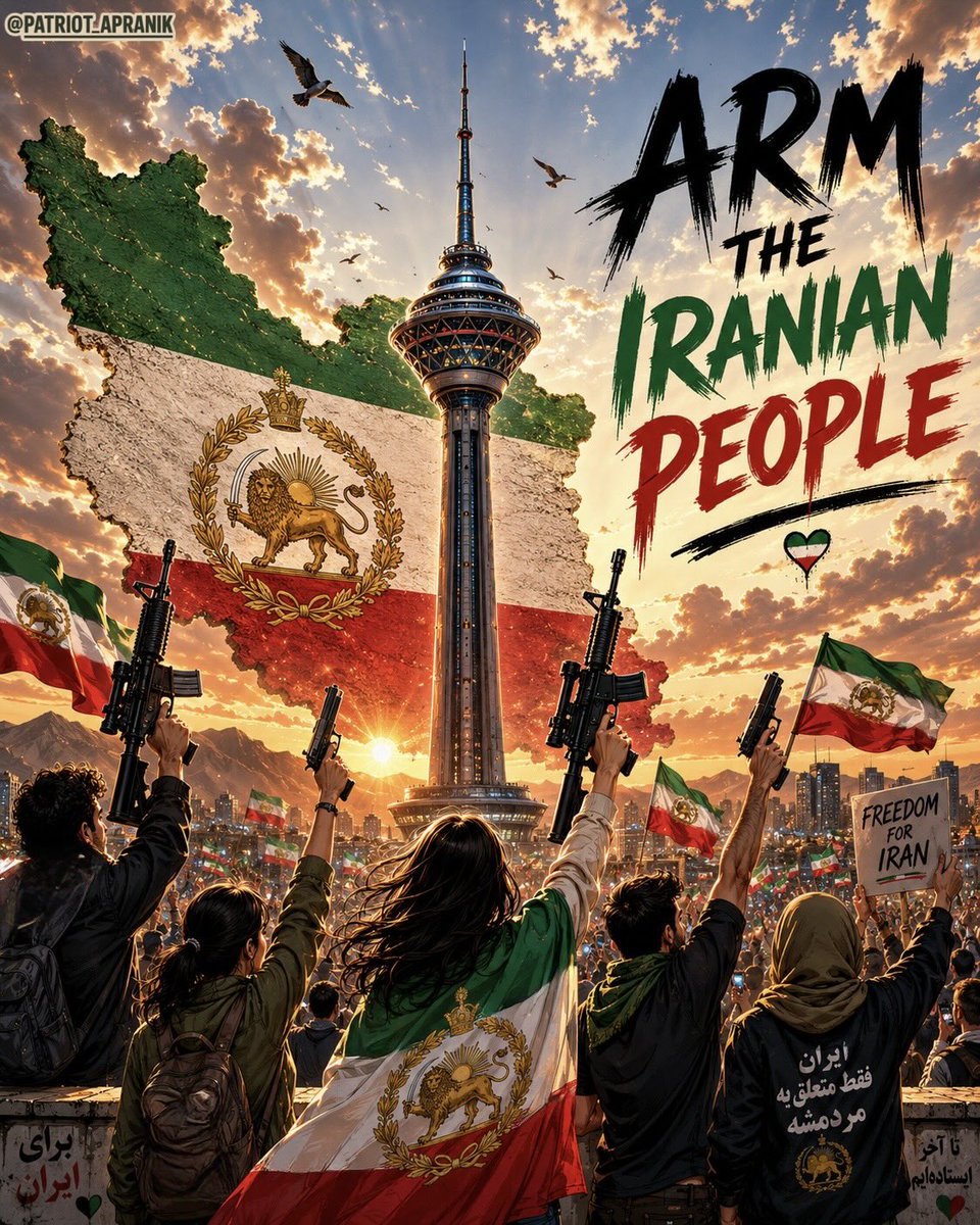 patriot_apranik's tweet photo. این بار دیگه فقط ما نباید کشته بدیم.
راه آزادی ایران از مسلح شدن مردم میگذره… https://t.co/avoxiw9Cy5