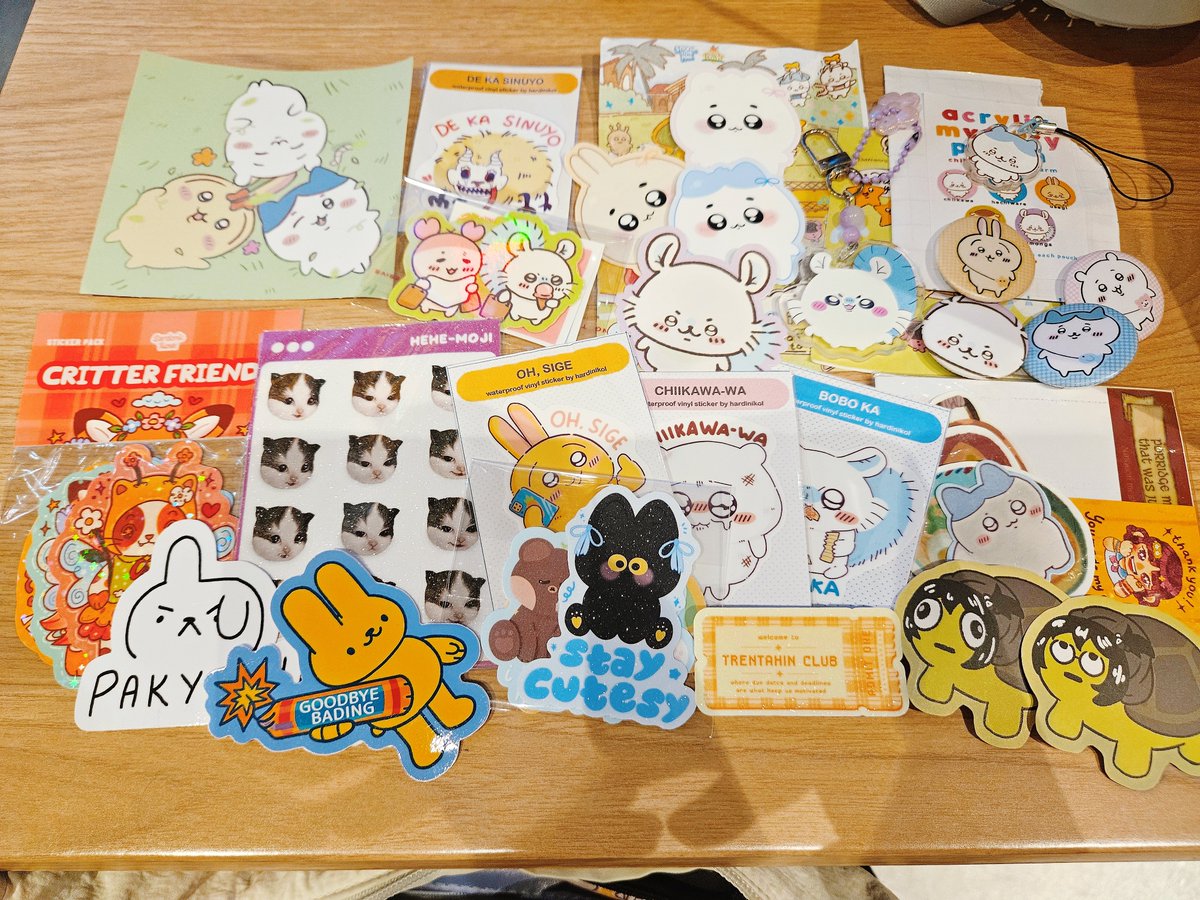 bbunbuns's tweet photo. Late post (ーー;
Komiket Makati &amp; Stickercon Pocket Wonders hauls ✨️✨️ https://t.co/JFeTiiYwhq