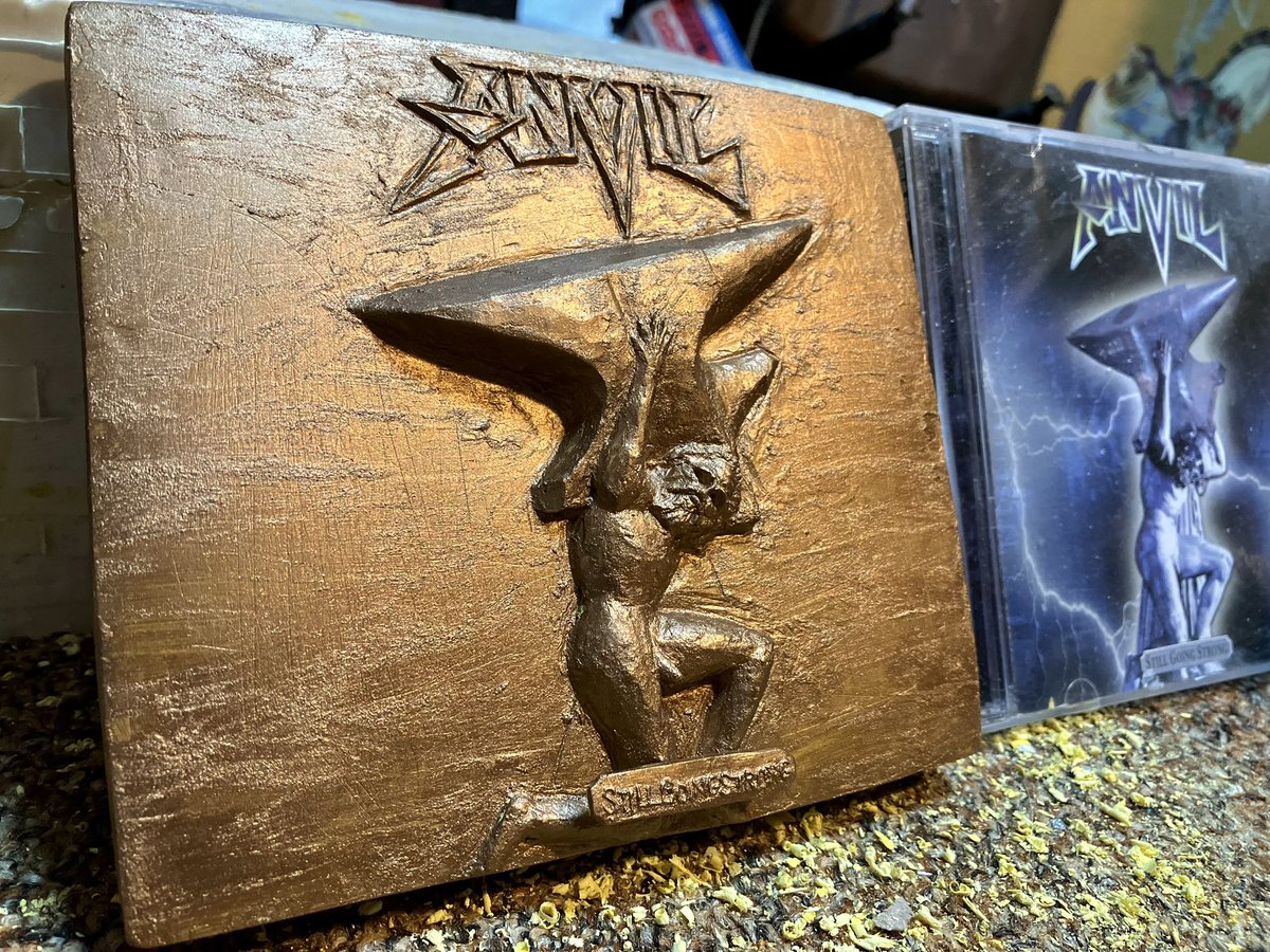 yujiiji2's tweet photo. Still Going Strong 3D album sculpture Production
Base coat completed.
#ANVIL #StillGoingStrong #3Dalbumsculpture https://t.co/vzTz32115w