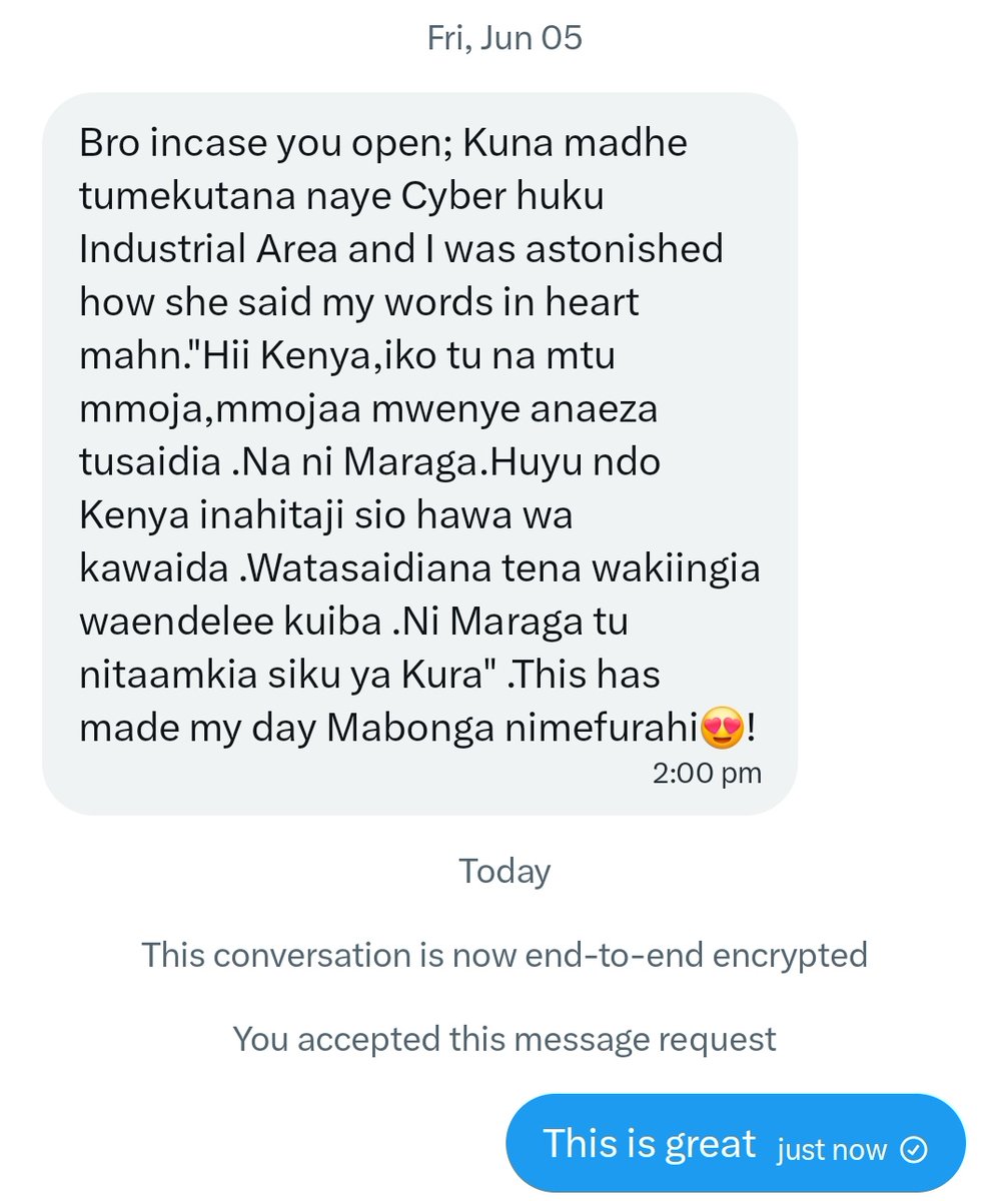 Mabonga_254's tweet photo. Such testimonials from random people are the reason why William Ruto is scared. https://t.co/iDnmuIGPrf