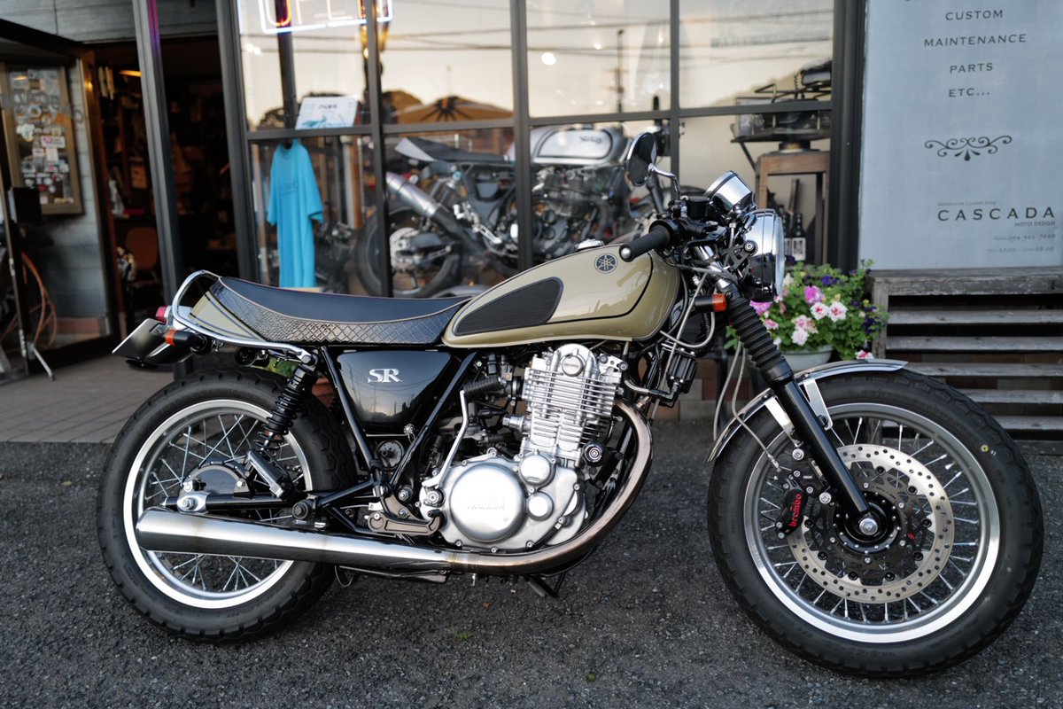 CASCADASR's tweet photo. ブレーキマスター、クラッチレバー等の交換、ありがとうございました😊
#sr400 #カスカーダ #ゲイルスピード #ボアエース #クラフトマン #北九州 https://t.co/pGNYT8r7db