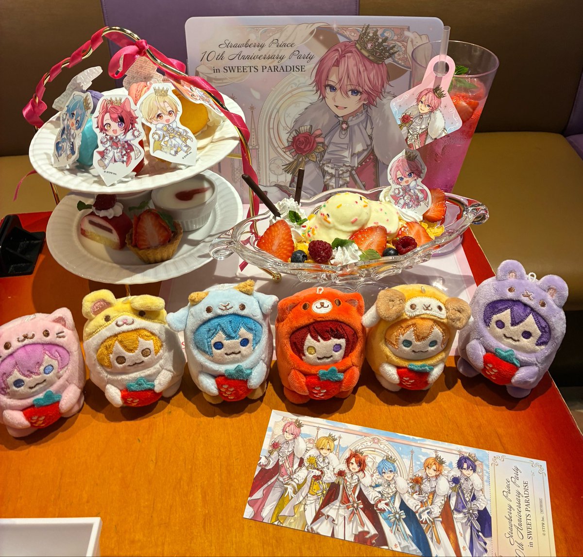 ynosukinamono's tweet photo. すとぷり×スイパラ コラボ✨

改めて10周年おめでとうございます👏👏

アフタヌーンティーセット可愛かった🥰

 #すとぱら https://t.co/Wrwkmh3tML