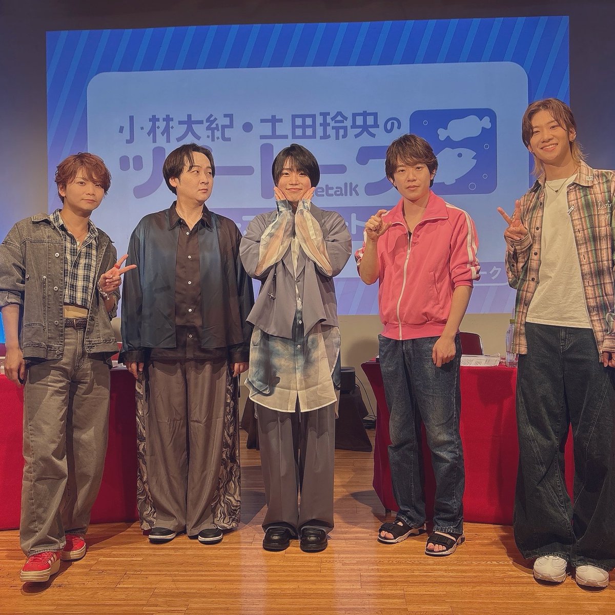 masaya_miyazaki's tweet photo. 『小林大紀・土田玲央のツイートーク
オープンツイートVol.7』
ご視聴、ご来場ありがとうございました✨

飲み込まれないように。
でも、飛び込む勇気と引く判断を胸に
挑ませていただきました…！

お二人とみなさんが作り上げてきた
番組の空気感が温かくて、
とても楽しかったです✨

#ツイートーク https://t.co/ojoIP2i30k
