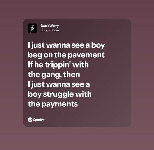 _samwellsam's tweet photo. Other Rappers: Fuck my enemies 

Drake: https://t.co/OkSfs6UXWy