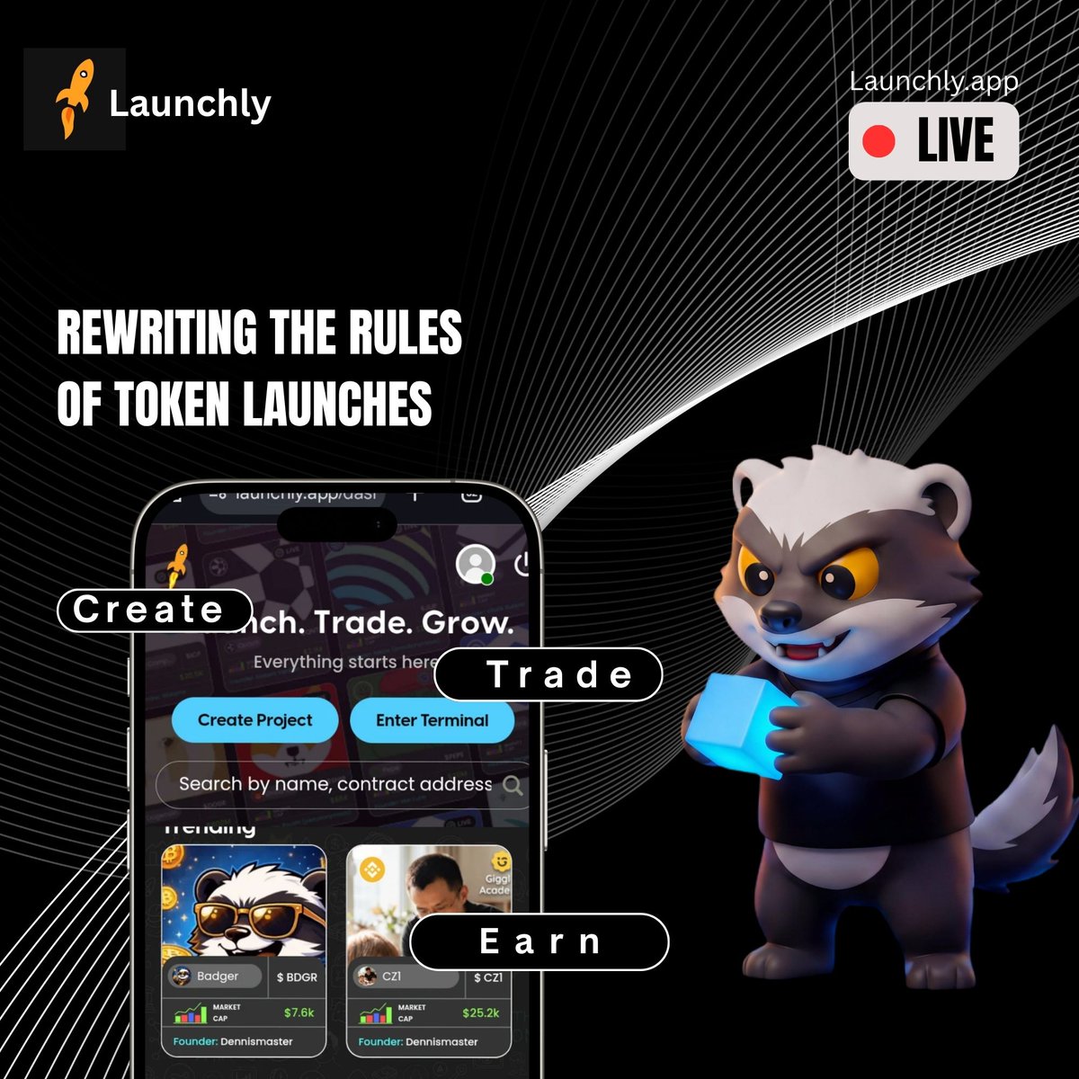 immapro18997's tweet photo. I came across this great stuff yesterday and honestly, it caught my attention.

@launchly is building a different approach to token launches in Web3.

Instead of relying on VCs, gatekeepers, or massive marketing budgets, founders can launch a token in seconds and let the market decide its value through bonding curves and community participation.

What stood out to me:

🔹 Multi-chain from day one (currently live on Solana and @base)

🔹 Fair launch mechanics with automatic migration to DEX liquidity once growth milestones are reached

🔹 Creator-first revenue sharing where builders can earn from trading activity generated by their communities

🔹 Built-in community tools including chats, live streaming, real-time charts, and non-custodial wallets

🔹 No need to raise capital before validating an idea

The most interesting part is the incentive alignment. Instead of extracting value from creators, the platform is designed to reward builders as their communities grow. 

Through milestone-based voting, token holders can even increase a creator's revenue share based on progress and delivery.

Whether you're building a meme coin, AI product, creator economy project, DeFi tool, SaaS MVP, or RWA concept, Launchly seems to be creating an environment where execution and community matter more than connections.

Still early, but it's refreshing to see platforms focusing on empowering builders rather than creating more barriers.

Definitely worth keeping an eye on. 👀

What do you think about creator-owned launchpads becoming the next evolution of Web3 fundraising and community building?