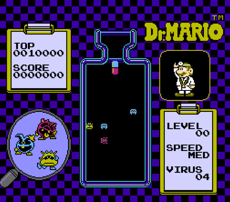 AllmightoFranky's tweet photo. 1 Jour 1 Jeu sorti au mois de juin!Aujourd'hui de la #NES avec le sympathique #DrMario,et oui y a pas que Tetris dans la vie!Jouable solo ou à deux c'était sympa d'éliminer les microbes!Sorti chez nous le 27 juin 1991 il y a bientôt 35 ans! #retro #retrogaming #Nintendo https://t.co/UkyC9HB20h