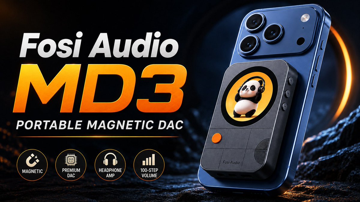 Evilgen21's tweet photo. Fosi Audio MD3 - портативный ЦАП-усилитель с экраном и MagSafe / Portabl... https://t.co/Ku6y2eEhEw https://t.co/o1f1s78EWK